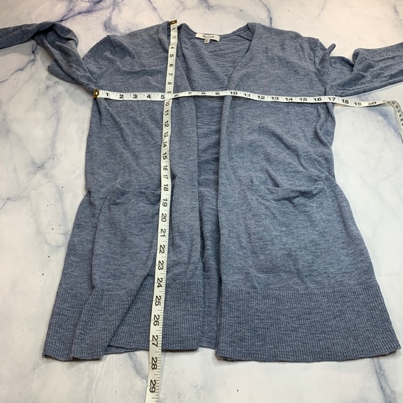 Madewell Heathered Blue Summer Ryder Cardigan - Picture 6 of 8